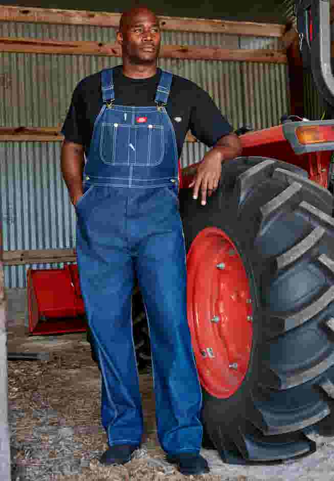Dickies® Rigid Denim Bib Overalls image number 2