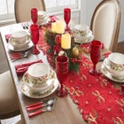 Embroidered Cutout Table Runner image number null