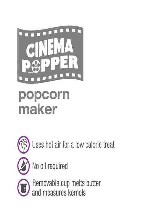 Salton® Cinema Popper Popcorn Maker image number 3
