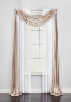 BH Studio Sheer Voile Scarf Valance