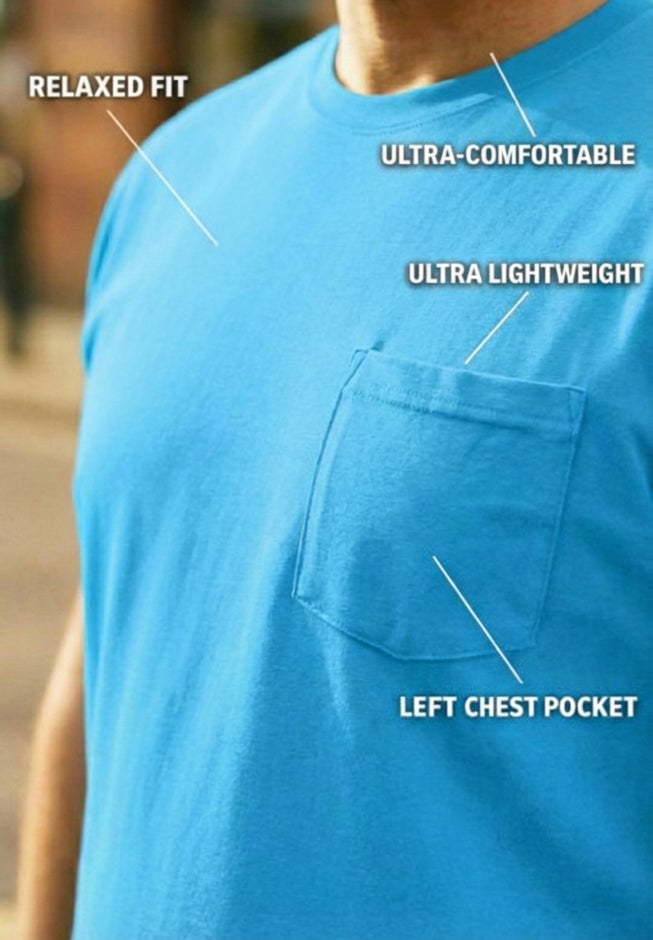 The Ultra-Light Comfort Pocket Tee image number 1