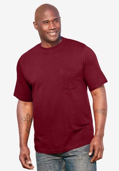 Mancozy Men's Casual Hipster Longline Crewneck T-Shirt - Oversized Tee In XX-Large