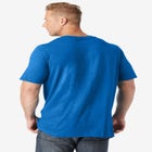 Shrink-Less™ Lightweight Longer-Length V-neck T-shirt image number null