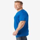 Shrink-Less Lightweight Longer-Length V-neck T-shirt image number null