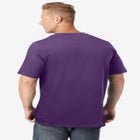 Shrink-Less&trade; Lightweight Longer-Length V-neck T-shirt image number null