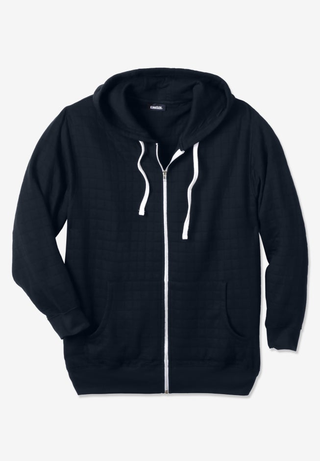 Full zip quilted sweatshirt image number null