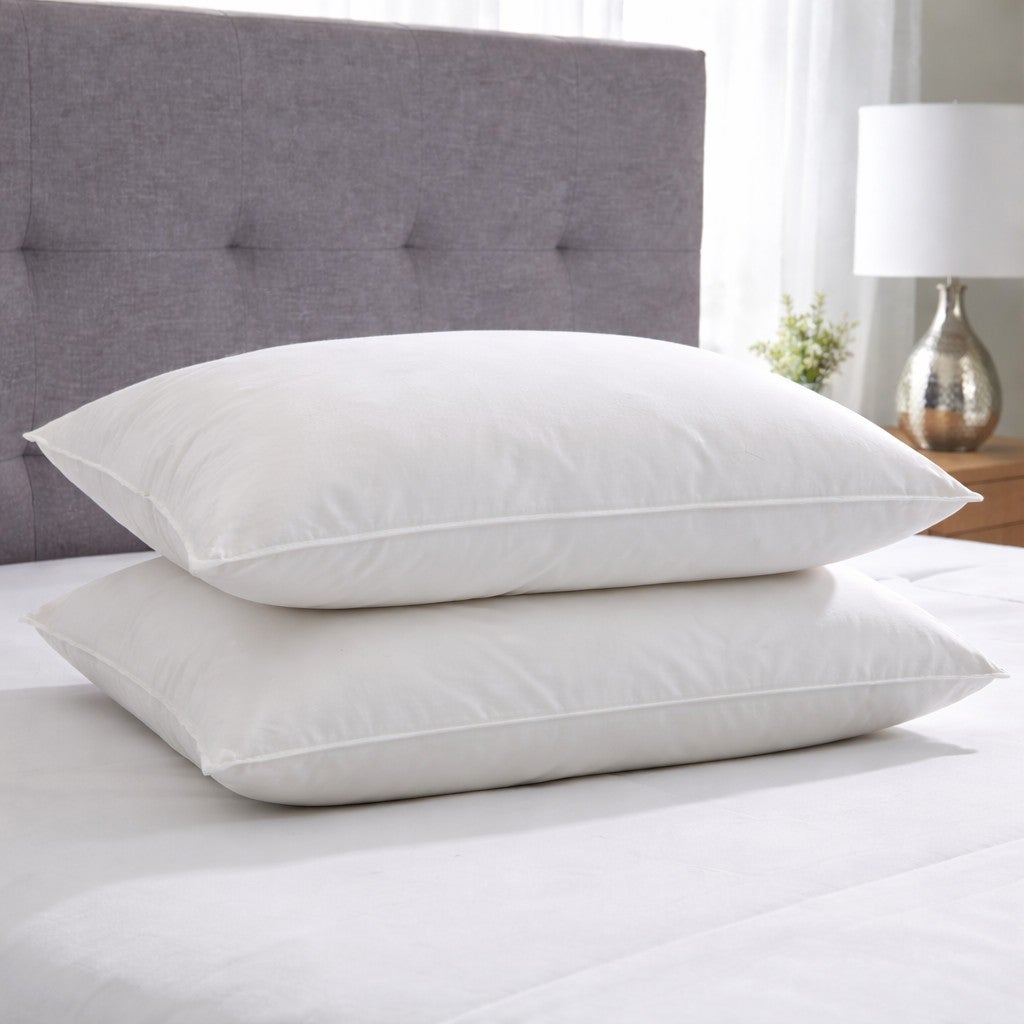 2-Pack Quilless Feather-Filled Pillows image number 2