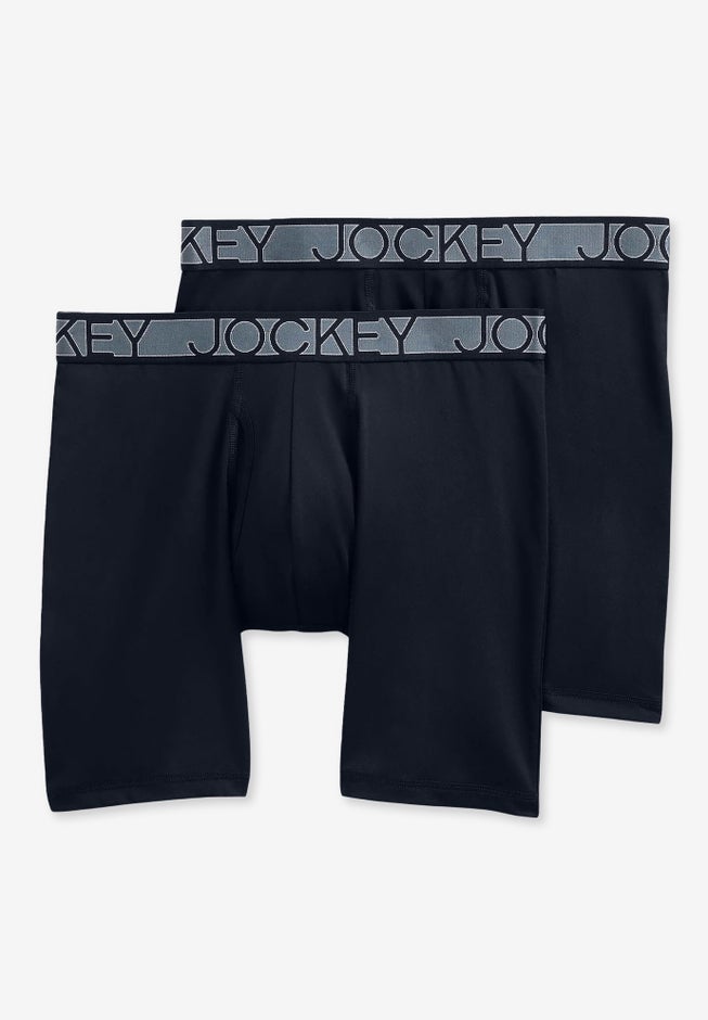Active Microfiber Boxer Briefs, 2-Pack image number null