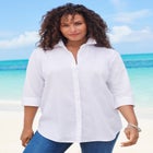 Three Quarter Sleeve Kate Big Shirt image number null