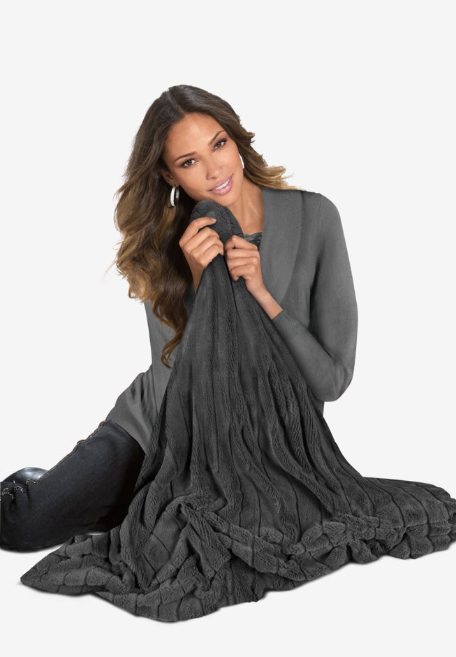 Faux Fur Throw image number null