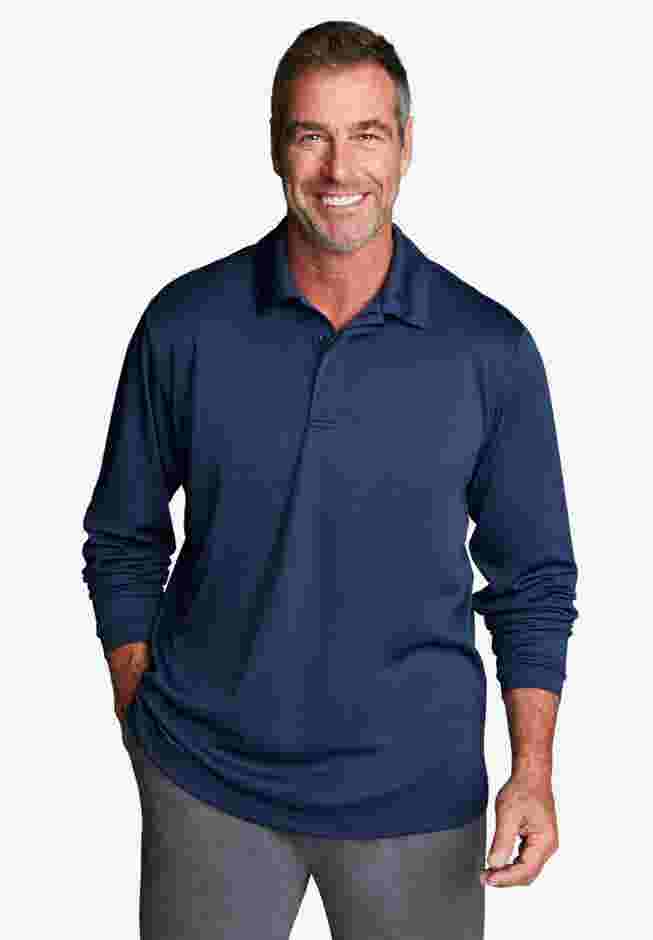 No Sweat Long Sleeve Polo image number 1