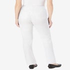 Flex-Fit Pull-On Straight-Leg Gap-Free Stretch Denim Jeans image number null