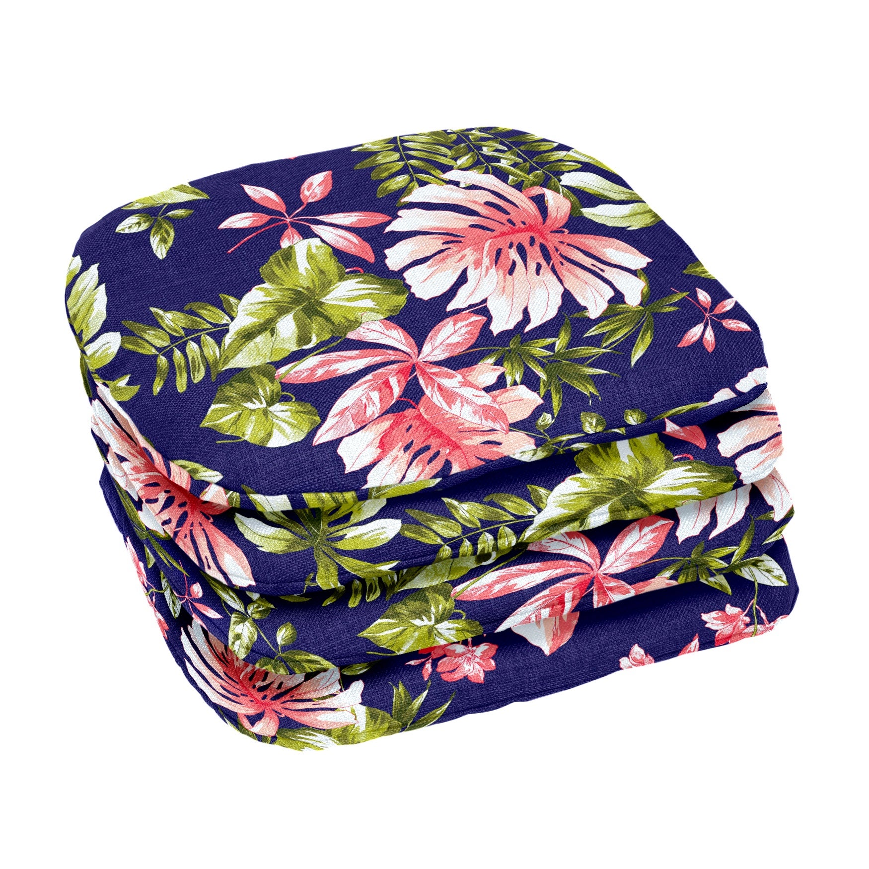 BH Outdoor Performance Set of 4 Stacking Chair Pads image number 0