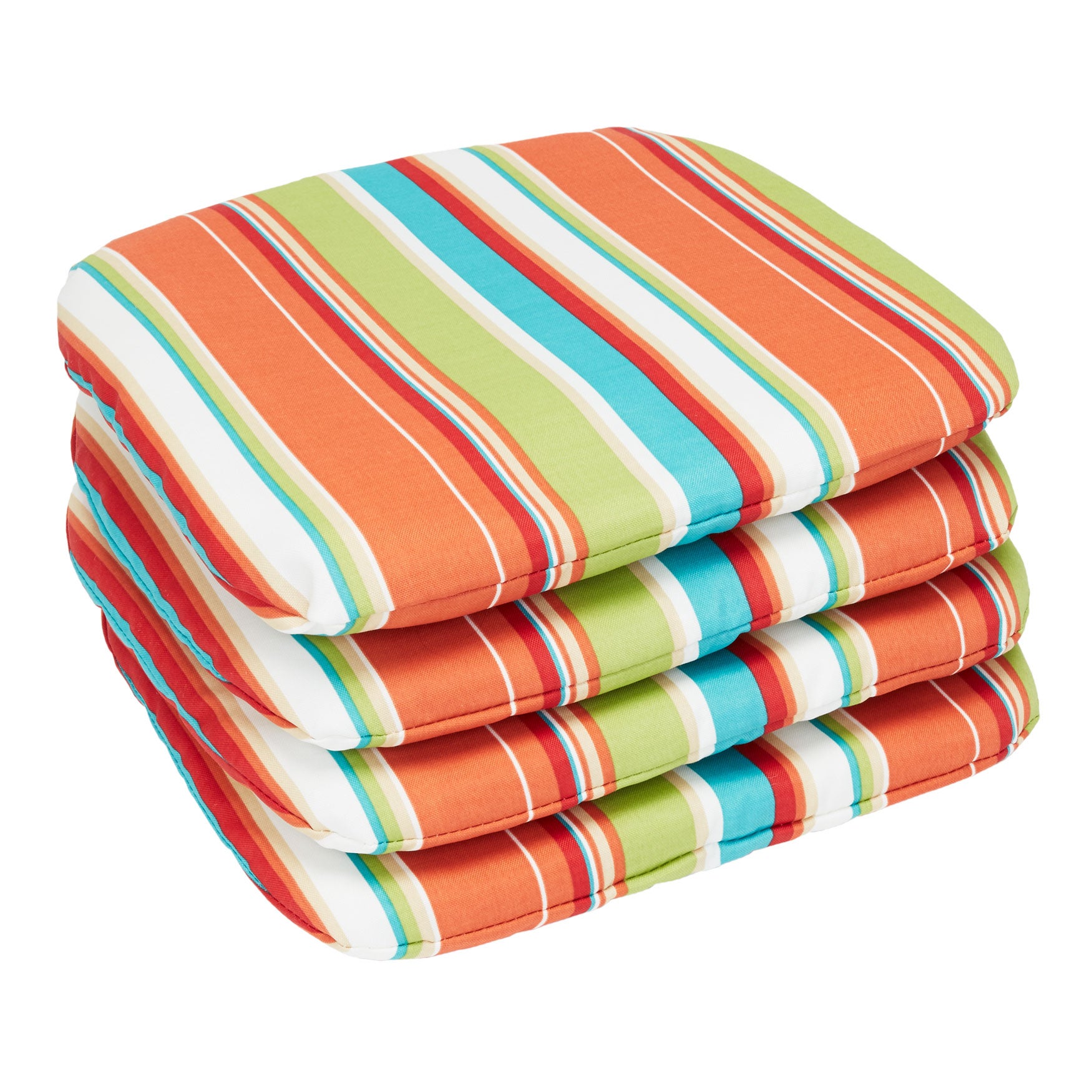 BH Outdoor Performance Set of 4 Stacking Chair Pads image number 0