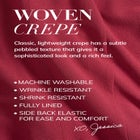 Stretch Crepe Single-Breasted Pantsuit image number null