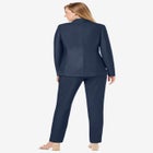 Stretch Crepe Single-Breasted Pantsuit image number null