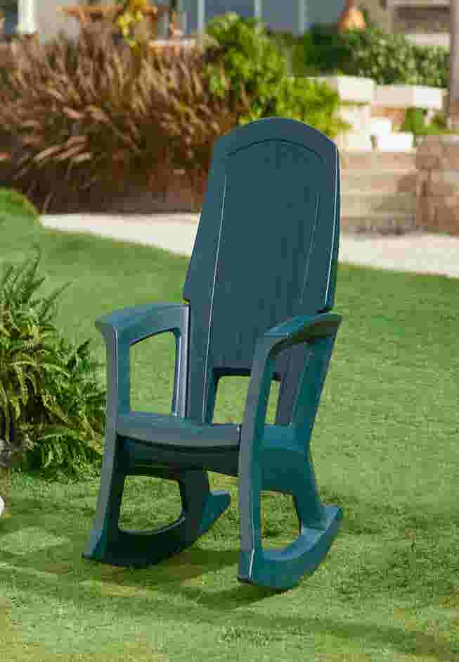 Oversized 600 lbs. Weight Capacity Resin Rocker image number 2