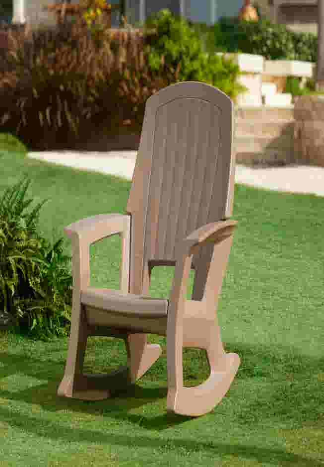 Oversized 600 lbs. Weight Capacity Resin Rocker image number 0