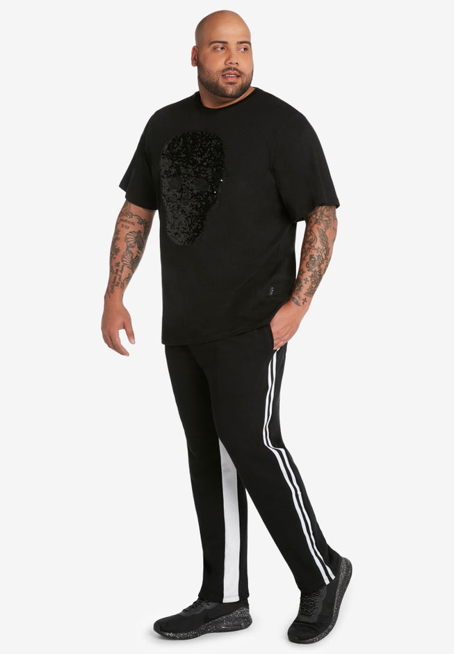 MVP Collections® Embellished Skull T-Shirt image number 1