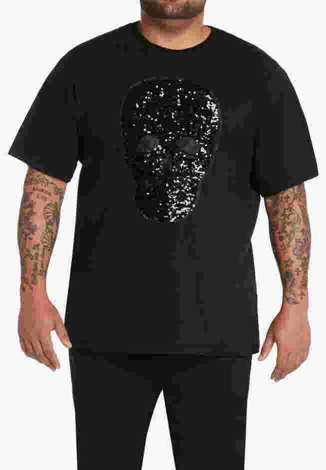 MVP Collections® Embellished Skull T-Shirt image number 0