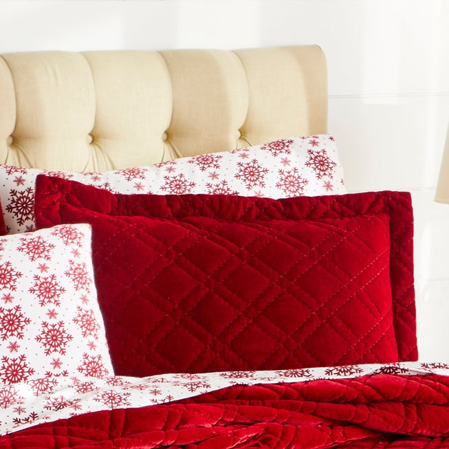 Velvet Diamond Quilted Sham image number 0