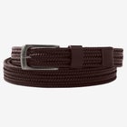 Stretch Leather Braided Belt image number null