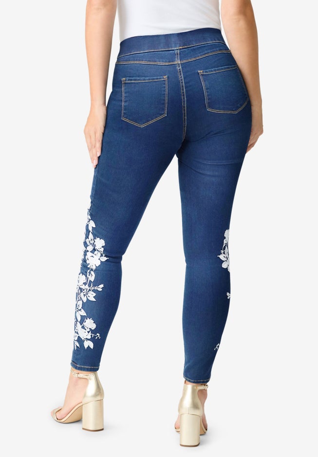 Plus Size 360&deg; Stretch Jegging image number 1