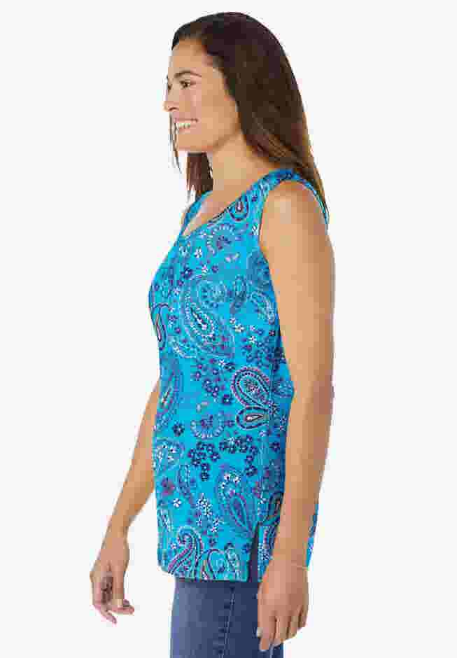 Perfect Printed Scoopneck Tank image number 2
