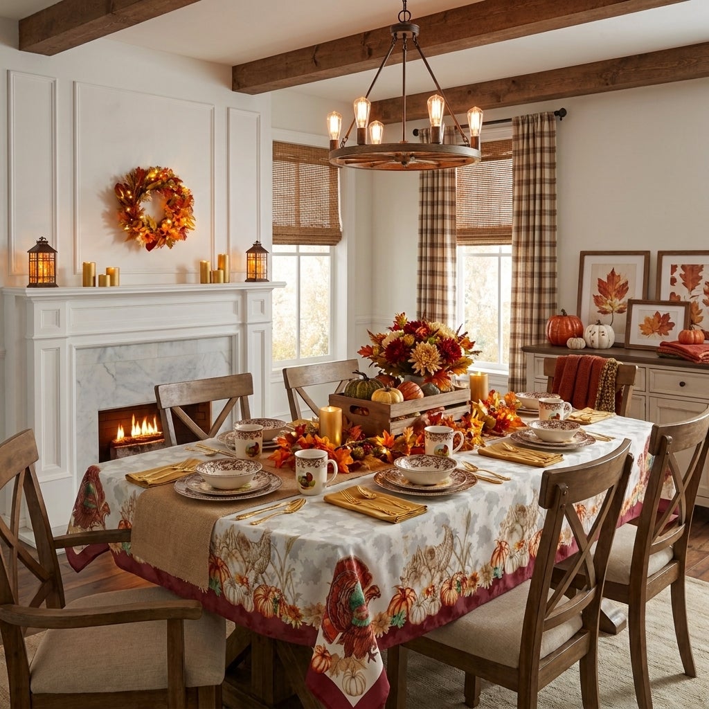 Turkey Tablecloth image number 2
