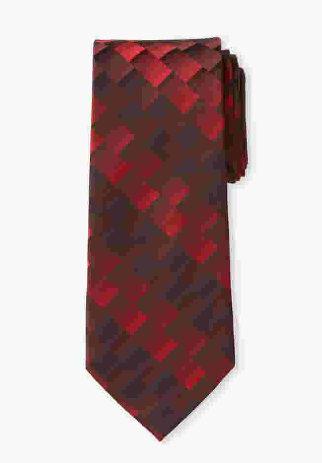 KS Signature Extra Long Classic Geo Tie image number 0