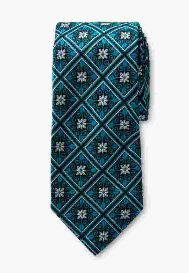 KS Signature Extra Long Classic Fancy Tie image number 0