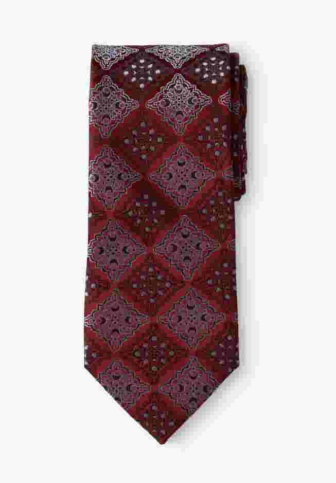 KS Signature Extra Long Classic Fancy Tie image number 0