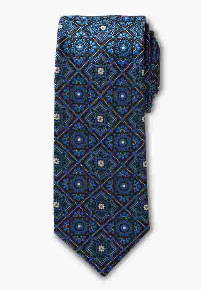 KS Signature Extra Long Classic Fancy Tie image number 0