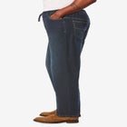 5-Pocket Relaxed Fit Denim Look Sweatpants image number null