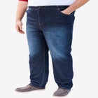5-Pocket Relaxed Fit Denim Look Sweatpants image number null