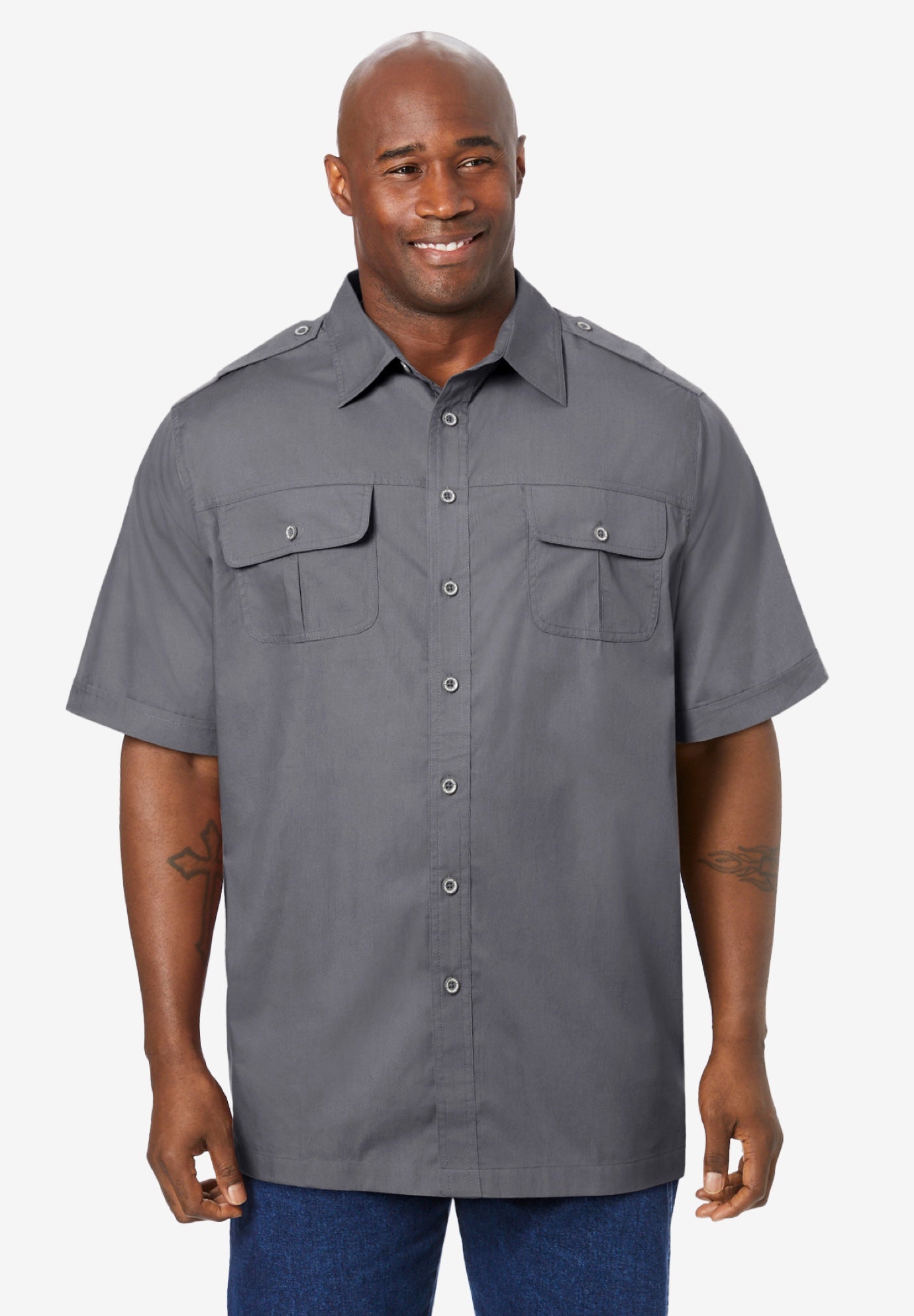 Short-Sleeve Pilot Shirt image number 0