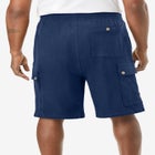 Full Elastic Waist Gauze Cargo Shorts image number null