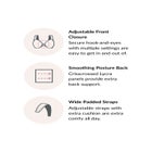 Glamorise&reg; Magic Lift&reg; Front-Close Posture Wireless Bra 1265 image number null