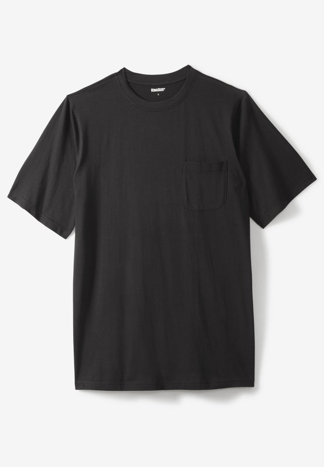 Pima Short-Sleeve Pocket Crewneck T-Shirt image number 0