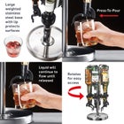 6-Bottle Rotating Liquor Dispenser image number null