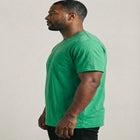 Shrink-Less&trade; Lightweight Longer-Length Crewneck Pocket T-Shirt image number null