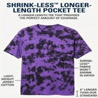Shrink-Less&trade; Lightweight Longer-Length Crewneck Pocket T-Shirt image number null