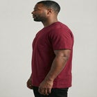Shrink-Less&trade; Lightweight Longer-Length Crewneck Pocket T-Shirt image number null