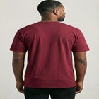 Shrink-Less&trade; Lightweight Longer-Length Crewneck Pocket T-Shirt image number null