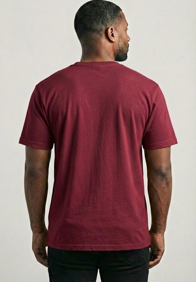 Shrink-Less&trade; Lightweight Longer-Length Crewneck Pocket T-Shirt image number 3