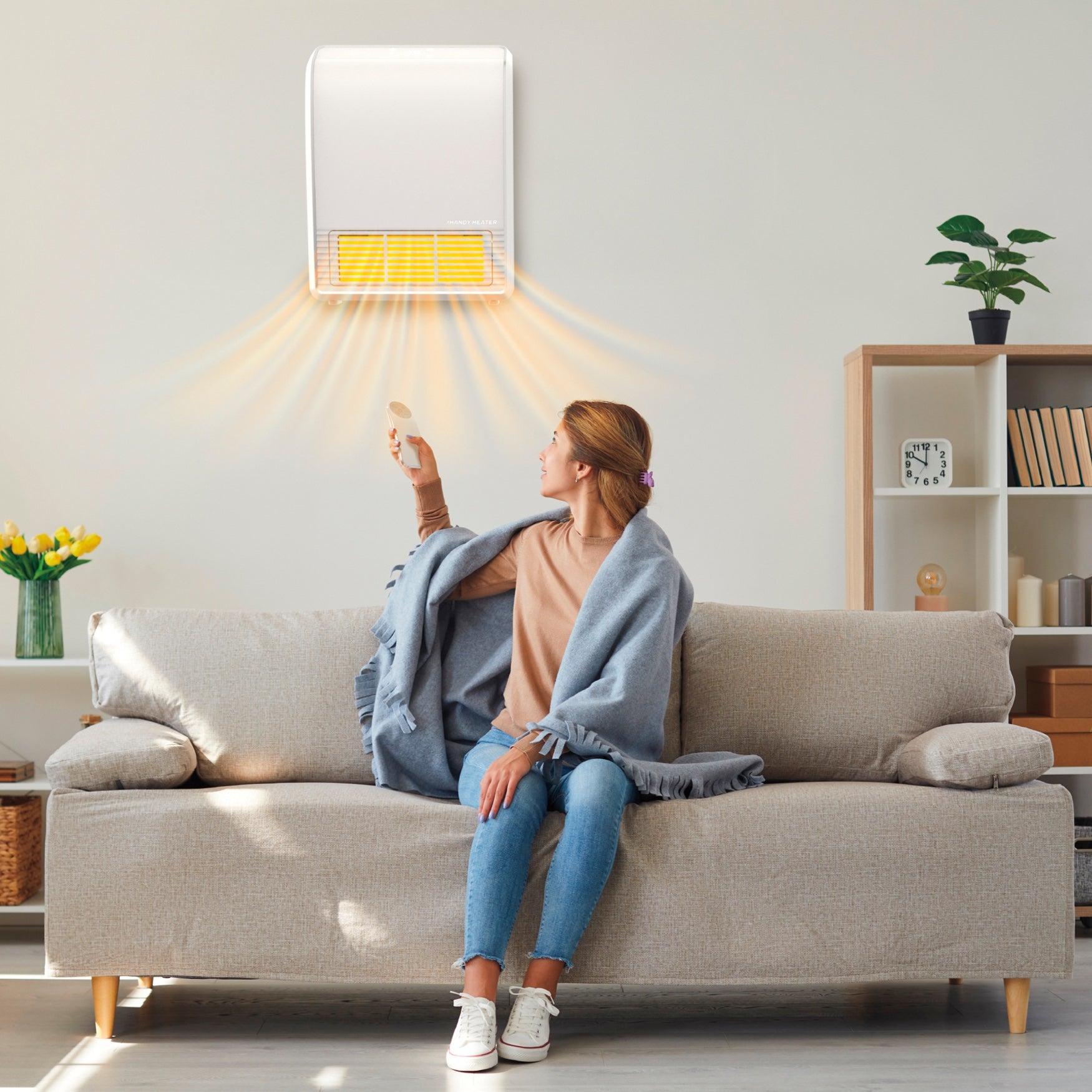 Handy Heater Wall Mount or Floor Room Heater image number 1