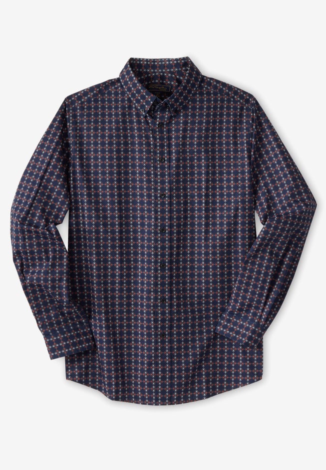 Wrinkle-Free Button-Down Collar Dress Shirt image number null
