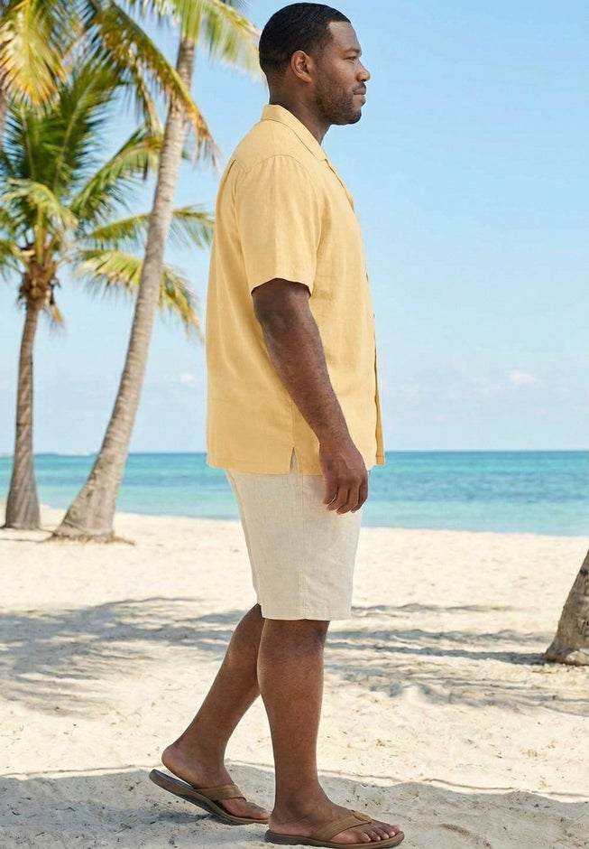 KS Island Solid Camp Shirt image number 2
