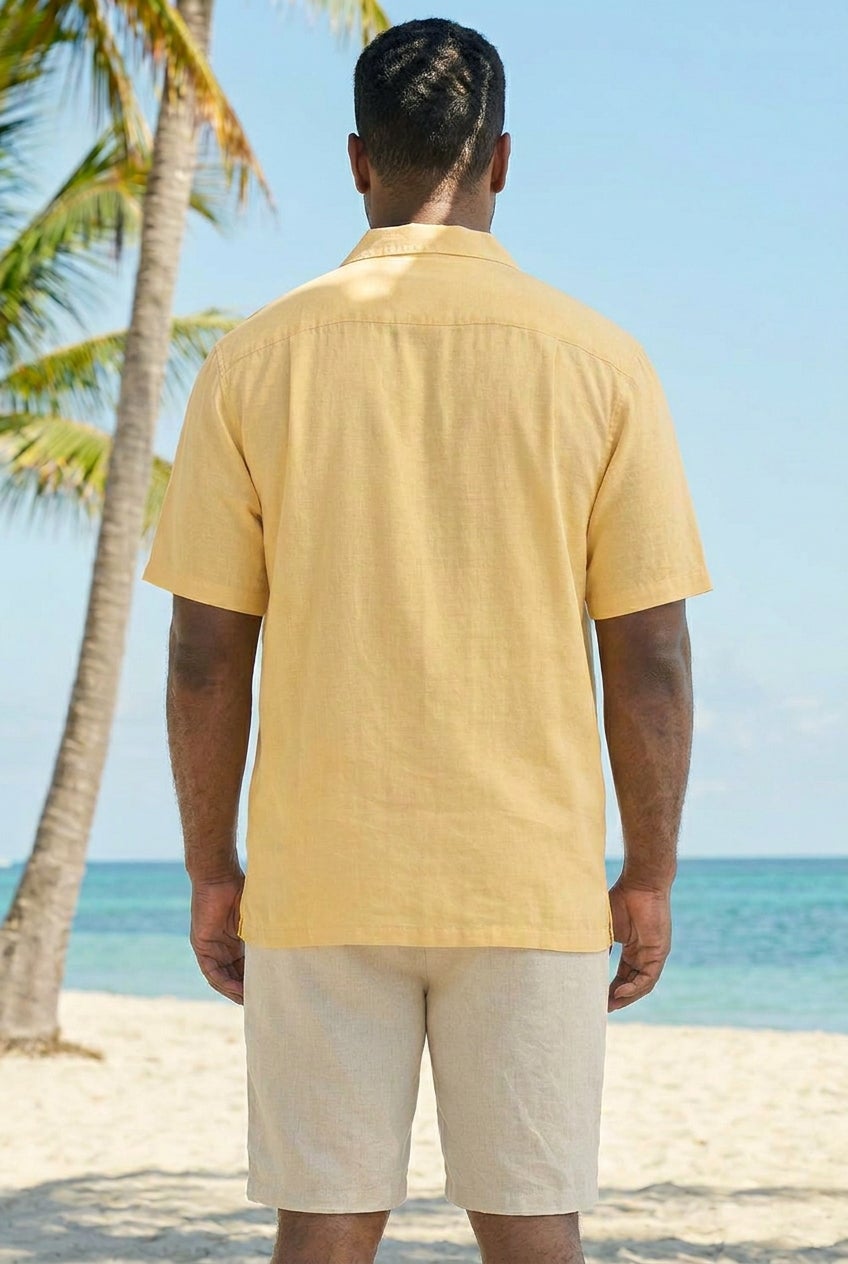 KS Island Solid Camp Shirt image number 3
