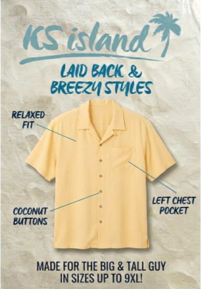 KS Island Solid Camp Shirt image number 1